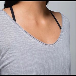 Lululemon Flip Your Dog Long Sleeve Burnout shirt